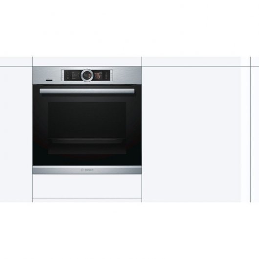 Bosch Serie 8 HSG636XS6 Horno Multifunción con Vapor 71L A+ Acero Inoxidable