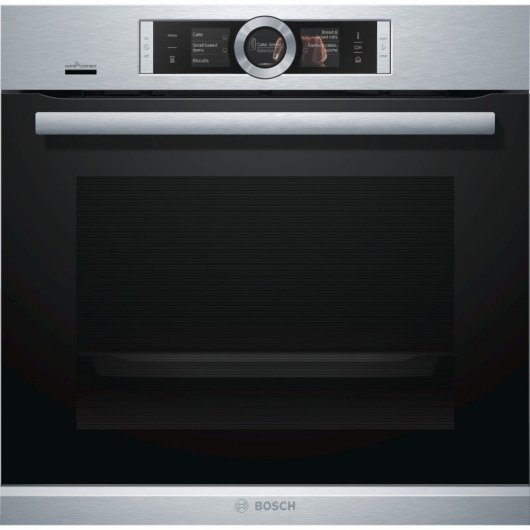 Bosch Serie 8 HSG636XS6 Horno Multifunción con Vapor 71L A+ Acero Inoxidable