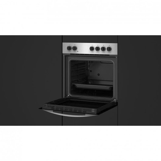 Horno Convencional Teka HBE 435 ME Manual 72L 60cm Acero Inoxidable Negro