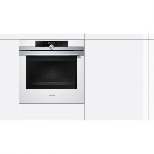 Siemens iQ700 HB673GBW1F Horno Multifunción 71L A+ Blanco