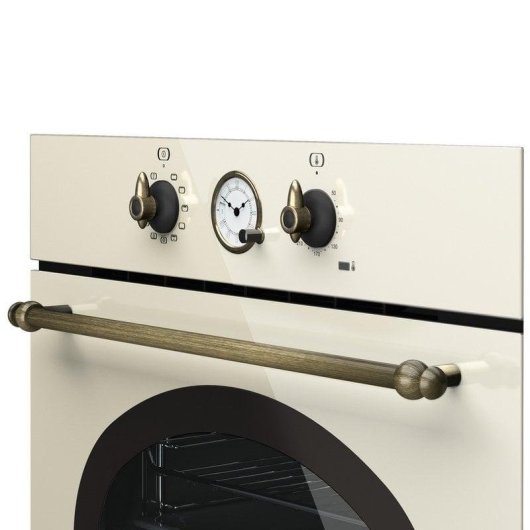 Einbaubackofen Teka HRB 6300 VN Hydrolyse 70L 60cm A Messing/Vanille