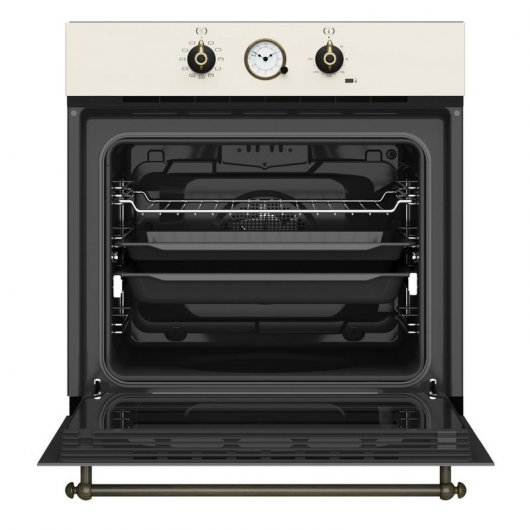 Teka HRB 6300 VN Country Style Horno Multifunción 71L Vainilla/Latón