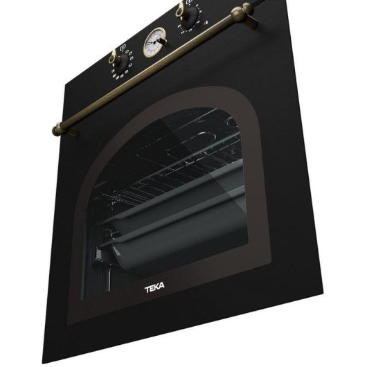 Forno Multifunções Teka HRB 6300 AT Hydroclean PRO 70L 60cm Preto Antracite/Latão