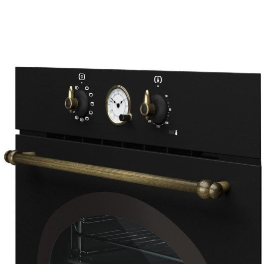 Forno Multifunções Teka HRB 6300 AT Hydroclean PRO 70L 60cm Preto Antracite/Latão