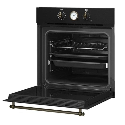 Forno Multifunções Teka HRB 6300 AT Hydroclean PRO 70L 60cm Preto Antracite/Latão