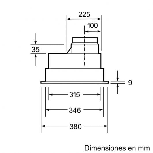 Balay 3BF266NX Módulo de Integración 53cm C Gris Metalizado
