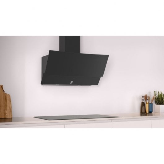 Balay 3BC585GN Campana Decorativa Diseño Inclinado 80cm Cristal Negro