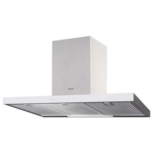 Edesa ECB-9831 XGWH Campana Decorativa 90cm Inox/Blanco