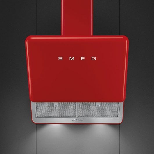 Smeg KFAB75RD Campana Decorativa 75cm Roja