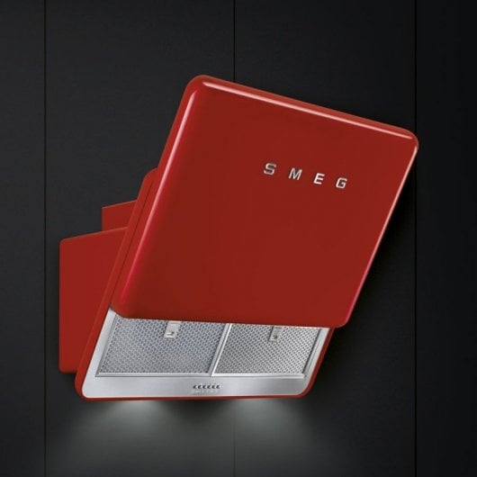 Smeg KFAB75RD Campana Decorativa 75cm Roja