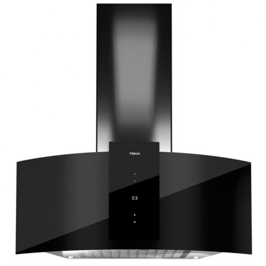 Teka DU 985 Campana Decorativa 90cm A Cristal Negro