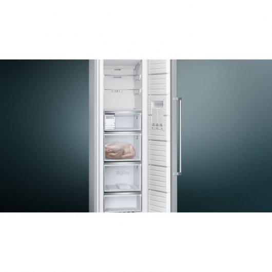 Siemens iQ500 GS36NAI4P Congelador Vertical No Frost A+++ 242L Acero Inoxidable