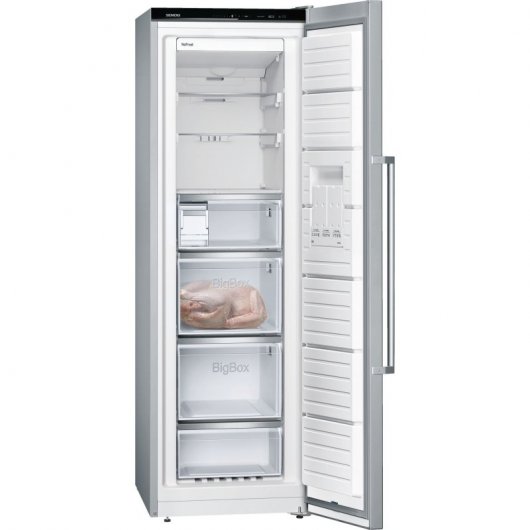 Siemens iQ500 GS36NAI4P Congelador Vertical No Frost A+++ 242L Acero Inoxidable