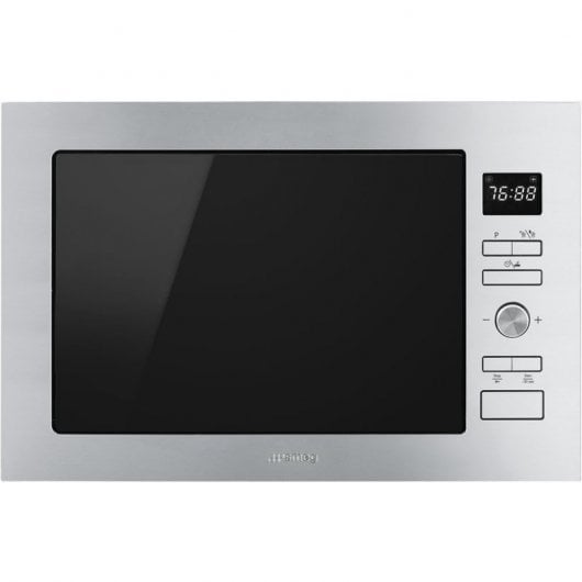 Smeg FMI425X Micro-ondas Encastrável com Grill 25L 900W Inox/Preto