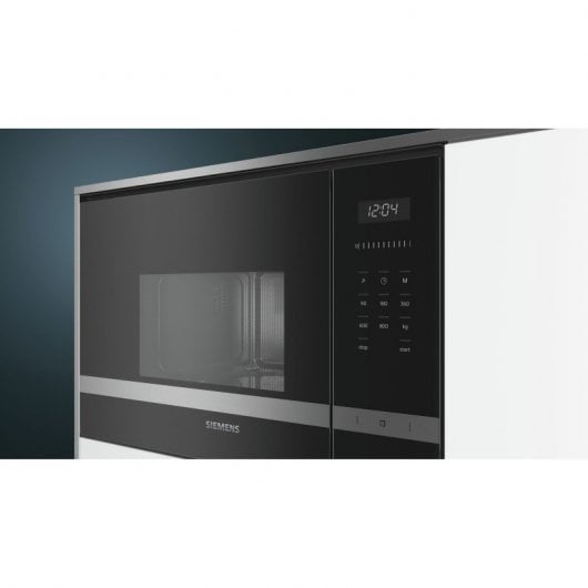Siemens iQ500 BF525LMS0 Microonde integrato 20L 800W Acciaio inossidabile/Nero
