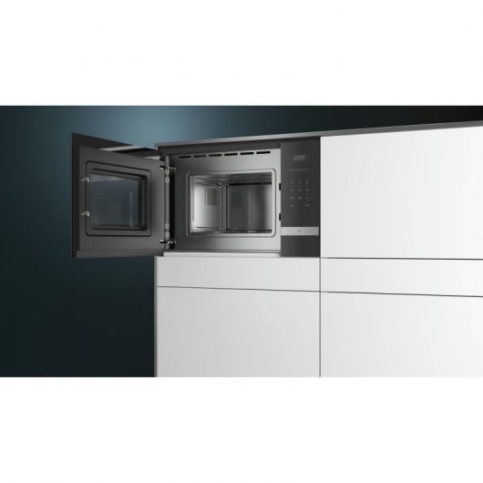 Siemens iQ500 BF525LMS0 Microonde integrato 20L 800W Acciaio inossidabile/Nero