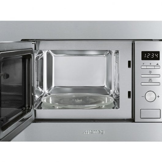 Smeg FMI020X Micro-ondas Encastrável com Grill 21L 800W Inox