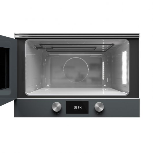 Teka ML 8220 BIS Microondas Integrable con Grill 22L 850W Cristal Gris