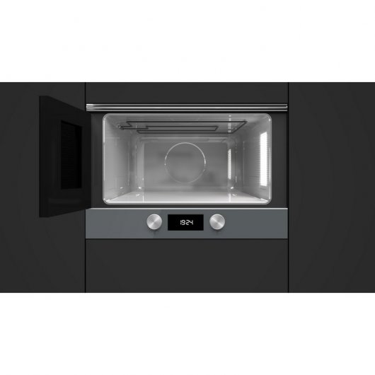Teka ML 8220 BIS Microondas Integrable con Grill 22L 850W Cristal Gris