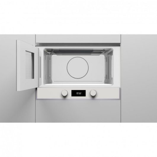 Teka ML 822 BIS L Einbau-Mikrowelle mit Grill, 22 l, 850 W, Weißglas/Edelstahl