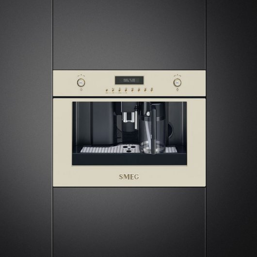 Smeg Colonial CMS8451P Máquina de Café Encastrável 60cm Creme