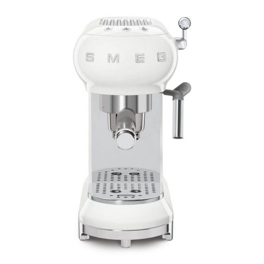 Smeg ECF01WHEU Cafetera Express 15 Bares Blanca