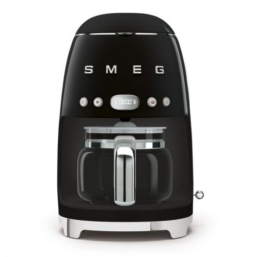 Smeg Macchina da Caffè Filtro 50's Style – Nero LUCIDO – DCF02BLEU