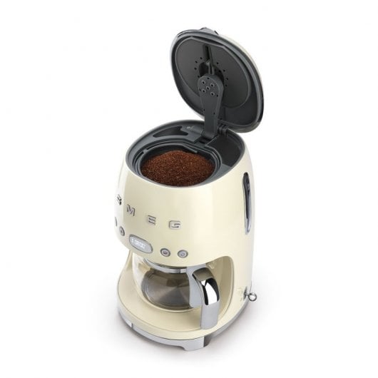 Smeg DCF02CREU Cafetière filtre 1,4L 1050W Crème