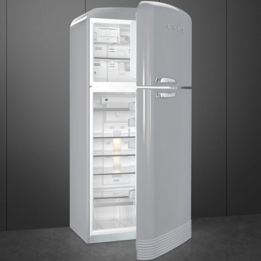Smeg FAB50RSV Frigorífico Dos Puertas A++ Plata