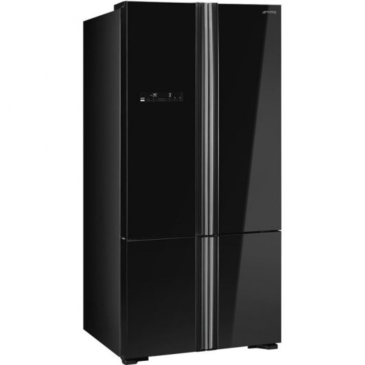 Smeg FQ70GBE Frigorífico Americano 4 Puertas A++ Negro