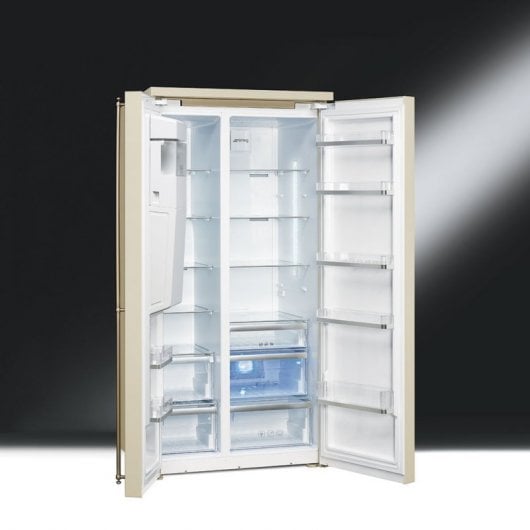 Smeg SBS8004PO Frigorífico Americano A+ Crema