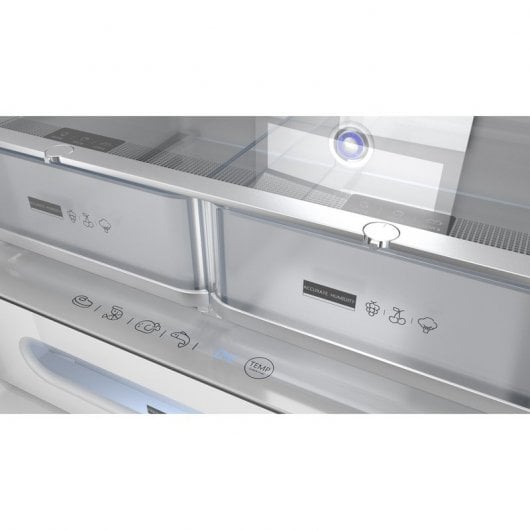 Teka RFD 77820 Frigorífico Puerta Francesa LongLife No Frost E Cristal Negro