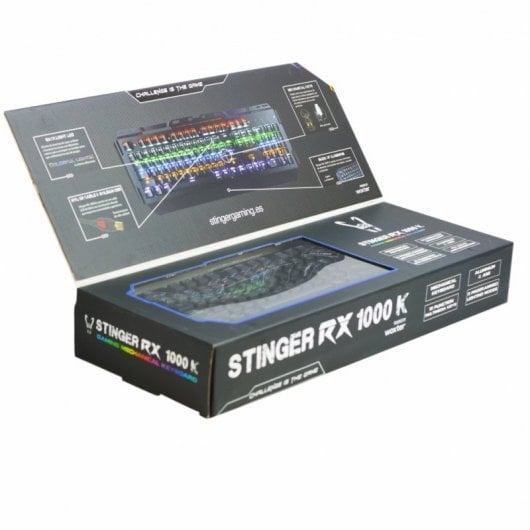 Woxter Stinger RX 1000 K Teclado Mecánico Gaming Retroiluminado Negro