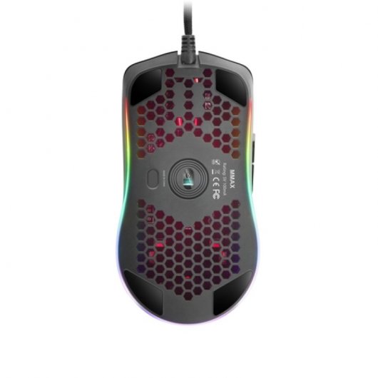 Mars Gaming MMAX Gaming-Maus 12400DPI Schwarz