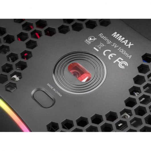 Mouse da gioco Mars Gaming MMAX 12400 DPI Nero