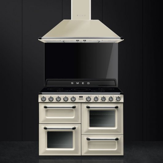 Smeg Victoria TR4110IP Cocina de Inducción 5 Zonas + 2 Hornos Crema