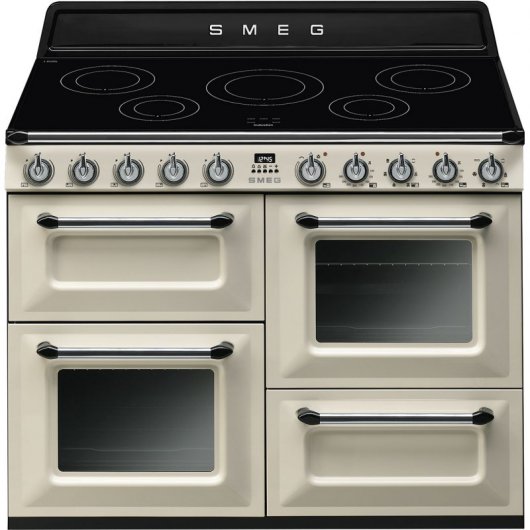 Smeg Victoria TR4110IP Cocina de Inducción 5 Zonas + 2 Hornos Crema