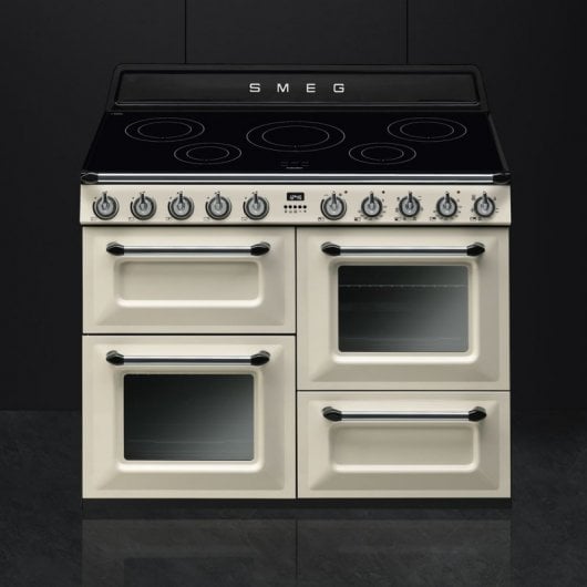 Smeg Victoria TR4110IP Cocina de Inducción 5 Zonas + 2 Hornos Crema
