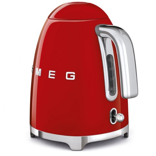 Smeg KLF03RDEU Hervidor de Agua 1.7L 2400W Rojo