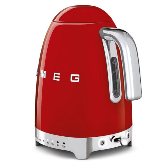 Smeg KLF04RDEU Hervidor de Agua 1.7L 2400W Rojo