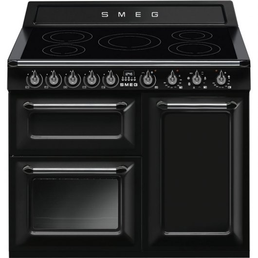 Smeg Victoria TR103IBL Cocina de Inducción 5 Zonas + 3 Hornos Negra