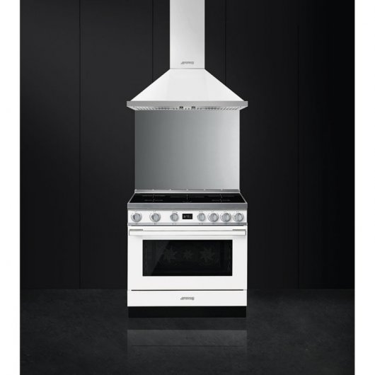 Smeg Portofino CPF9IPWH Cocina de Inducción 5 Zonas + Horno Pirolítico Blanca