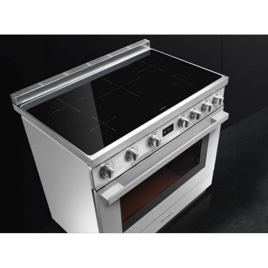 Smeg Portofino CPF9IPX Cocina de Inducción 5 Zonas + Horno Pirolítico Inox