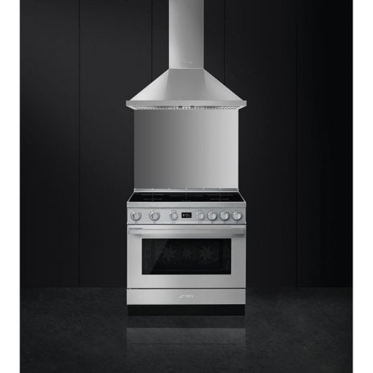 Smeg Portofino CPF9IPX Cocina de Inducción 5 Zonas + Horno Pirolítico Inox