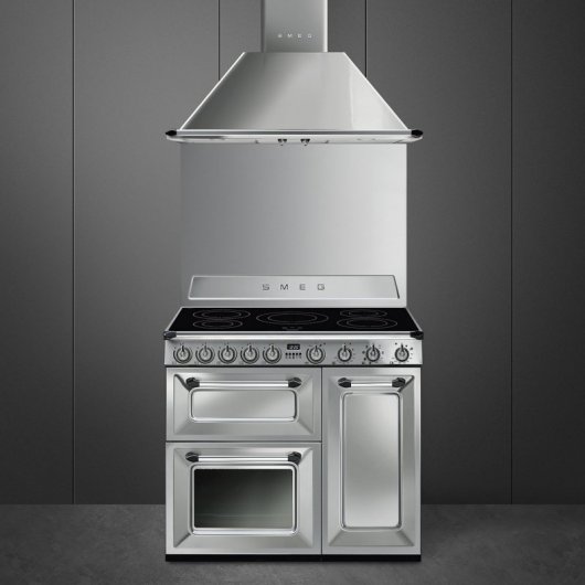 Smeg Victoria TR93IX Cocina de Inducción 5 Zonas + 3 Hornos Inox