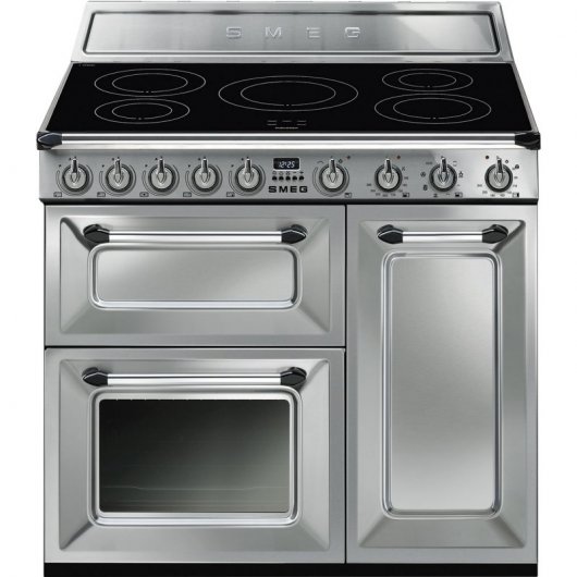 Smeg Victoria TR93IX Cocina de Inducción 5 Zonas + 3 Hornos Inox