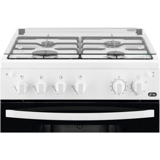 Zanussi ZCG61281WA Cocina de Gas 4  Zonas Blanca