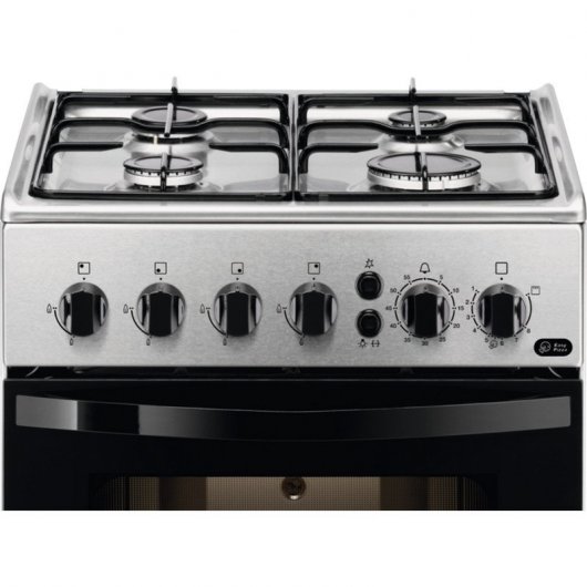Zanussi ZCG212G1XA Cocina de Gas 4 Zonas Acero Inoxidable