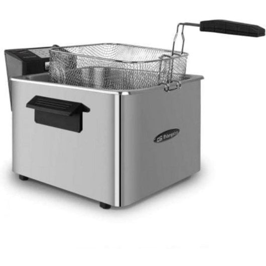 Fritadeira Orbegozo FDR 80 8L 3000W Inox com Termóstato Regulável