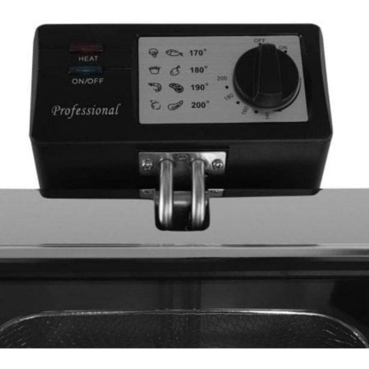 Fritadeira Orbegozo FDR 80 8L 3000W Inox com Termóstato Regulável